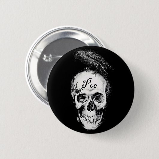 Raven Poe Button (Voorkant /achterkant)