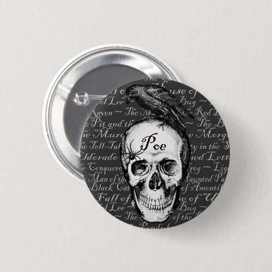 Raven Poe Button (Voorkant /achterkant)