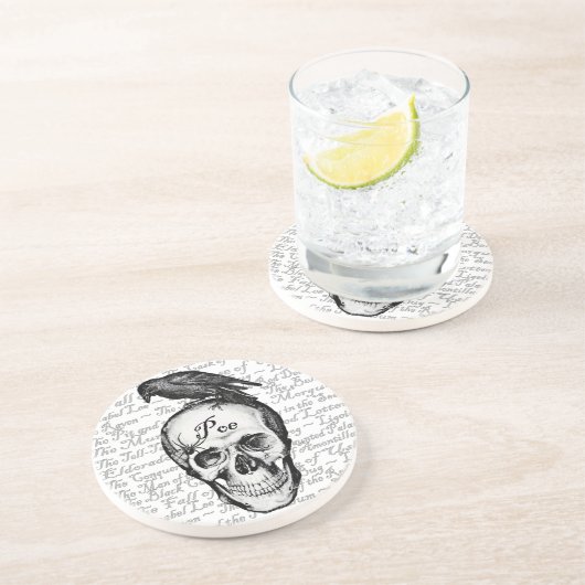 Raven Poe Onderzetter (Zijkant)