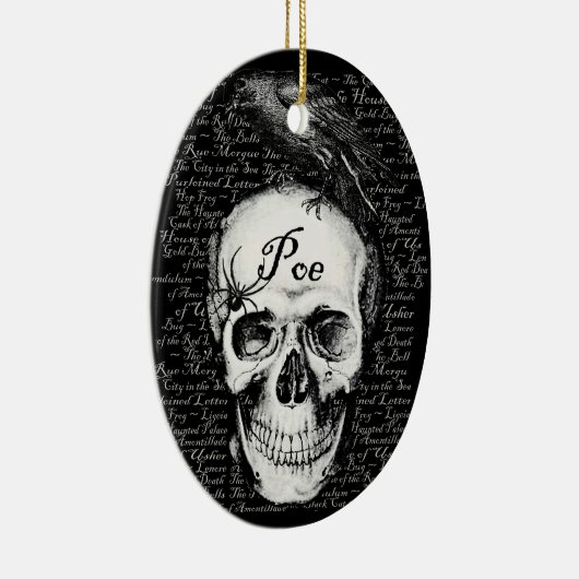Raven Poe Ornament (Rechts)