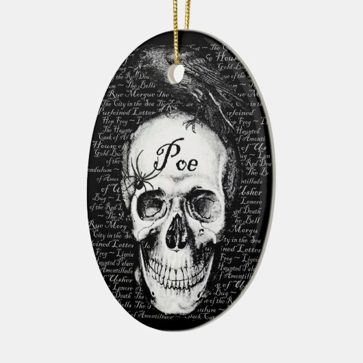 Raven Poe Ornament (Links)
