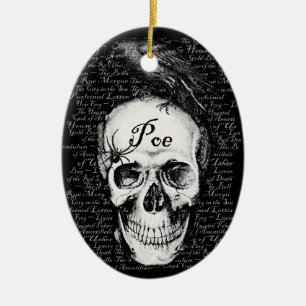 Raven Poe Ornament