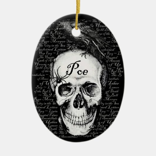 Raven Poe Ornament (Voorkant)