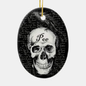 Raven Poe Ornament (Achterkant)