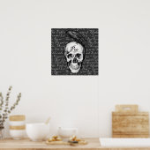 Raven Poe Print (Keuken)