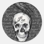 Raven Poe Sticker (Voorkant)