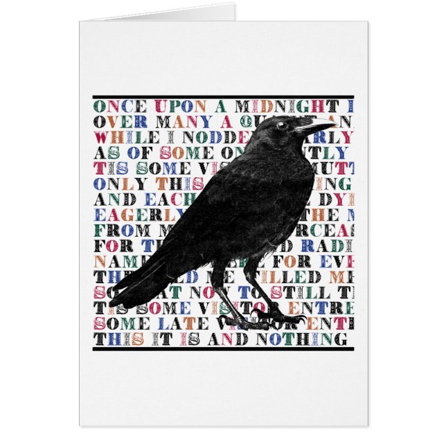 Raven Poem Edgar Allan Poe (Voorkant)