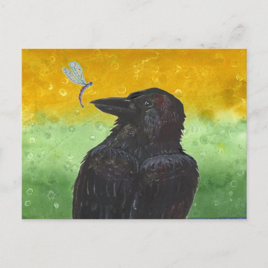 Raven Ponders Briefkaart (Voorkant)