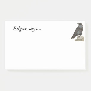 Raven Post-it® Notes