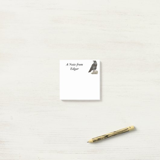 Raven Post-it® Notes (Op bureau)