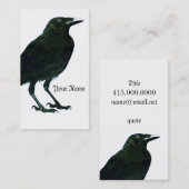 Raven Profile Card Visitekaartje (Voorkant / Achterkant)