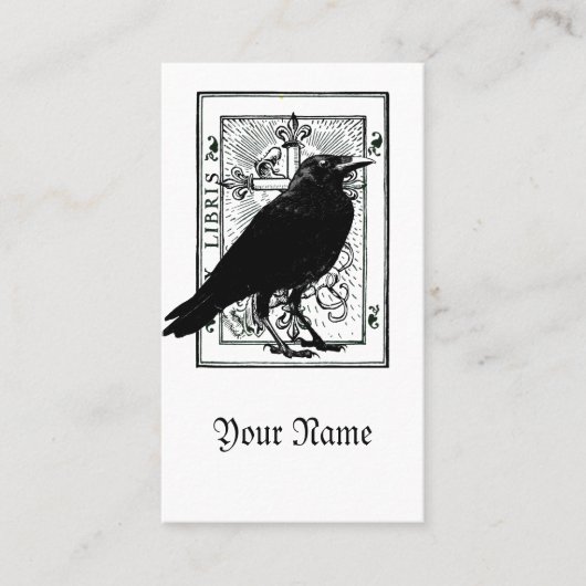 Raven Profile Card Visitekaartje (Voorkant)