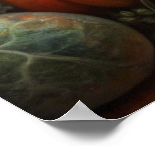 Raven & Pumpkin Forest – Donkere herfstfee Poster (Hoek)