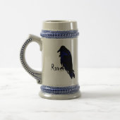 Raven Purched op Raven Stein Bierpul (Links)
