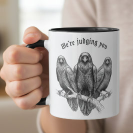 Raven Rechters Donkere Academische Gothic Mok