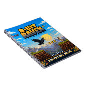 Raven, Retro 8-Bit Pixelkunst Notitieboek (Rechterzijde)