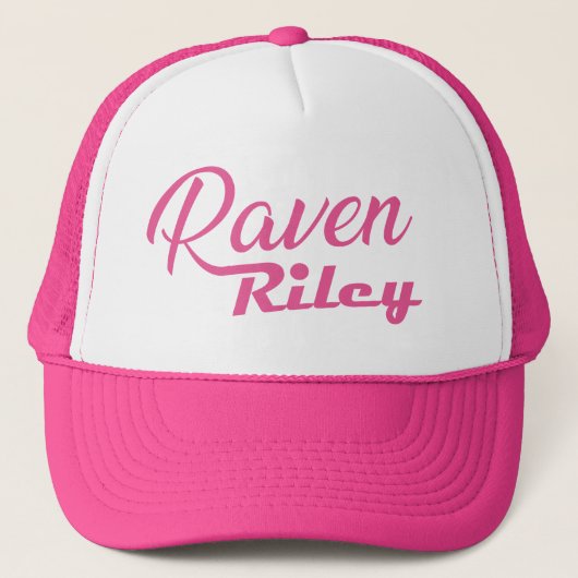 Raven Riley Trucker Hat Trucker Pet (Voorkant)