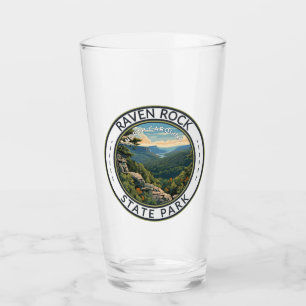 Raven Rock State Park North Carolina Reisbadge Glas