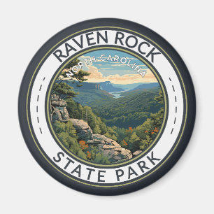 Raven Rock State Park North Carolina Reisbadge Magneet