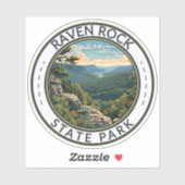 Raven Rock State Park North Carolina Reisbadge Sticker (Vel)