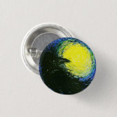 Raven Ronde Button 3,2 Cm (Voorkant /achterkant)