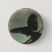 Raven Ronde Button 5,7 Cm (Voorkant)