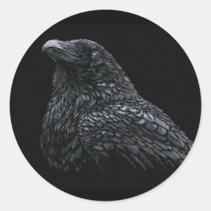 Raven Ronde Sticker
