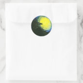 Raven Ronde Sticker (Tas)