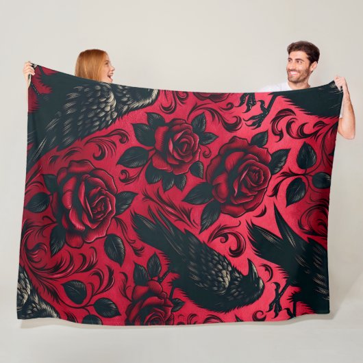 Raven Roos 60x80 Fleece Deken (In situ)