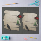 Raven Roos Papier, 20x30 decoupage Tissuepapier (Craft)