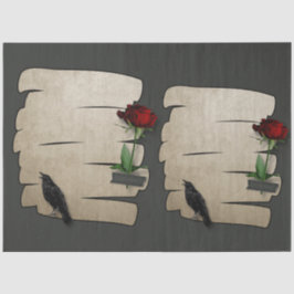 Raven Roos Papier, 20x30 decoupage Tissuepapier