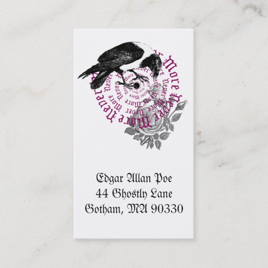 Raven & Roos profielkaart Visitekaartje (Voorkant)