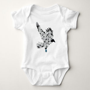 Raven & Rozen Tattoo Gothic Illustration Romper