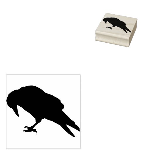 Raven Rubber Stamp Rubberstempel (Gestempeld)