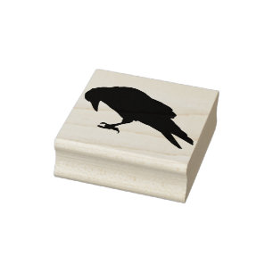 Raven Rubber Stamp Rubberstempel