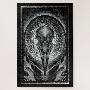 Raven-schedel Legpuzzel