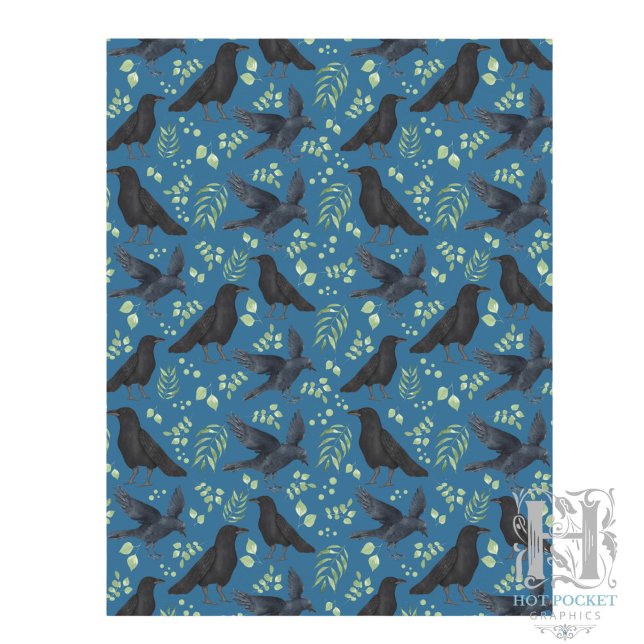 Raven Scrapbook Papier in Blauw (Creator heeft geüpload)