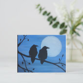 Raven Sentry Briefkaart (Staand voorkant)