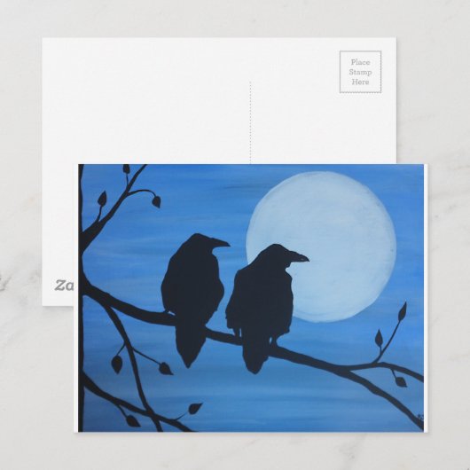 Raven Sentry Briefkaart (Voorkant / Achterkant)