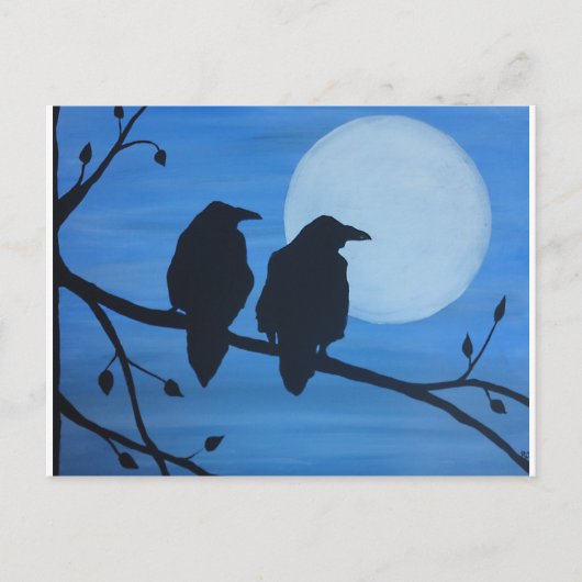 Raven Sentry Briefkaart (Voorkant)