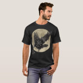Raven shirt Mannen Meisje Vrouwen shirt shirt Goth (Voorkant volledig)