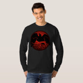 Raven Shirten Raven Cool Crow Bird Jersey T-shirt (Voorkant volledig)