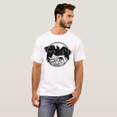Raven Shirten Raven Cool Crow Fited Bird Jersey T-shirt (Voorkant volledig)