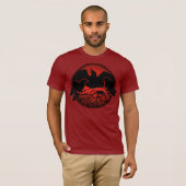 Raven Shirten Raven Cool Crow Wild Bird T shirt (Voorkant volledig)