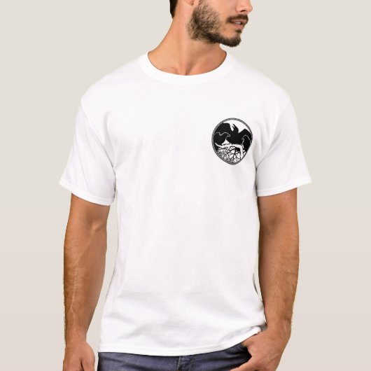 Raven Shirts Raven Cool Kraai Vogel Kunst T-shirt (Voorkant)