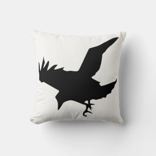 Raven Silhouet Kussen
