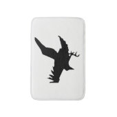 Raven Silhouette Badmat (Voorkant Verticaal)