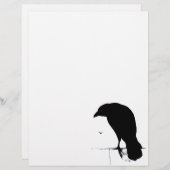 Raven Silhouette -  Gothic Ravens & Crows (Voorkant / Achterkant)