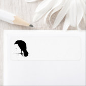 Raven Silhouette - Gothic Ravens & Crows Etiket (Insitu)