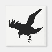 Raven Silhouette Magneet (Voorkant)